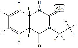 4(1H)-Quinazolinone,3-ethyl-2,3,4a,8a-tetrahydro-2-thioxo-(9CI) 구조식 이미지