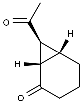 Bicyclo[4.1.0]heptan-2-one, 7-acetyl-, (1R,6R,7R)-rel- (9CI) 구조식 이미지