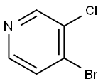 4-Bromo-3-chloropyridine 구조식 이미지