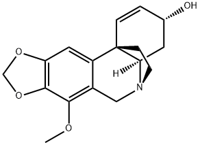 (3R)-7-Methoxy-1,2-didehydrocrinan-3-ol Structure