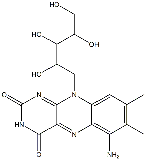6-aminoriboflavin Structure
