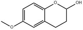 2H-1-Benzopyran-2-ol,3,4-dihydro-6-methoxy-(9CI) Structure