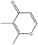 4H-Pyran-4-one,2,3-dimethyl-(9CI) Structure