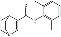 1-Azabicyclo[2.2.2]oct-2-ene-3-carboxamide,N-(2,6-dimethylphenyl)-(9CI) 구조식 이미지