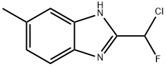 1H-Benzimidazole,2-(chlorofluoromethyl)-5-methyl-(9CI) Structure