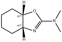 2-Benzoxazolamine,3a,4,5,6,7,7a-hexahydro-N,N-dimethyl-,(3aR,7aS)-rel- 구조식 이미지