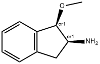 1H-Inden-2-amine,2,3-dihydro-1-methoxy-,(1R,2S)-rel-(9CI) Structure