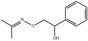 Acetone O-(β-hydroxyphenethyl)oxime 구조식 이미지