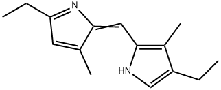 1H-Pyrrole,4-ethyl-2-[(5-ethyl-3-methyl-2H-pyrrol-2-ylidene)methyl]-3-methyl-(9CI) 구조식 이미지