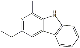 9H-Pyrido[3,4-b]indole,3-ethyl-1-methyl-(9CI) 구조식 이미지