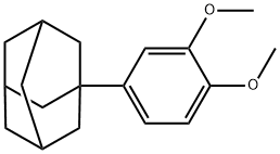1-(3,4-Dimethoxyphenyl)adamantane 구조식 이미지