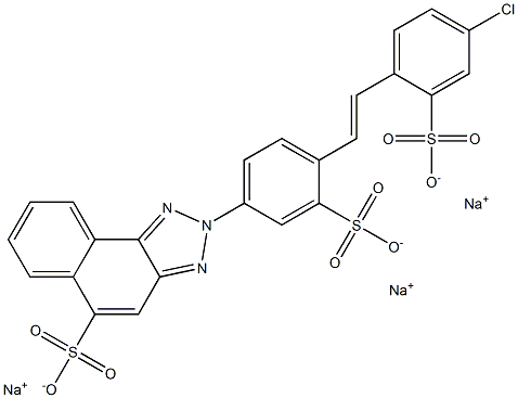 4CHLORO45SULFO2HNAPHTHO12DTRIAZIN2YL22S Structure