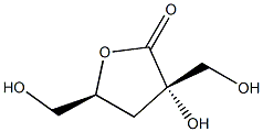 이소사카리노-1,4-락톤 구조식 이미지