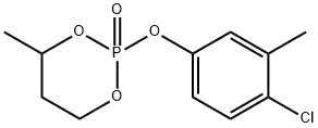 1-[(4-Chloro-m-tolyl)oxy]-3-methyl-2,6-dioxaphosphorinane 1-oxide Structure