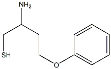 1-Butanethiol,2-amino-4-phenoxy-(9CI) Structure