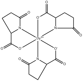 tris(5-oxo-L-prolinato-N1,O2)dysprosium 구조식 이미지