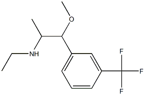 N-에틸-β-메톡시-α-메틸-3-(트리플루오로메틸)벤젠에탄아민 구조식 이미지