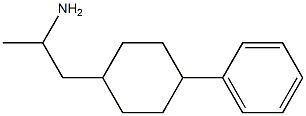 α-메틸-4α-페닐시클로헥산-1β-에탄아민 구조식 이미지