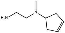 1,2-Ethanediamine,N-3-cyclopenten-1-yl-N-methyl-(9CI) Structure