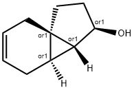 1H-Cyclopenta[1,3]cyclopropa[1,2]benzen-3-ol, 2,3,3a,3b,4,7-hexahydro-, (3R,3aR,3bR,7aR)-rel- (9CI) Structure