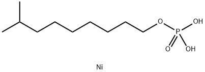 Phosphoric acid, isodecyl nickel(2+) salt (2:3) Structure