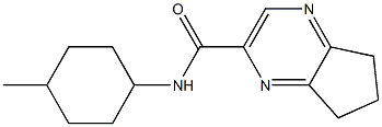 5H-Cyclopentapyrazine-2-carboxamide,6,7-dihydro-N-(trans-4- Structure