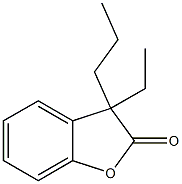 2(3H)-Benzofuranone,3-ethyl-3-propyl-(9CI) 구조식 이미지