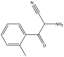 Benzenepropanenitrile,  -alpha--amino-2-methyl--bta--oxo- Structure