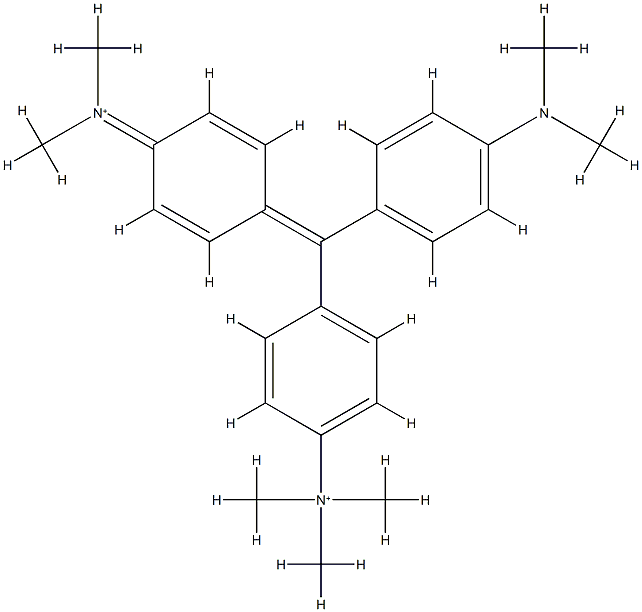 Methyl green 구조식 이미지