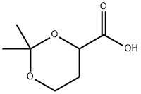 1,3-Dioxane-4-carboxylicacid,2,2-dimethyl-(9CI) Structure