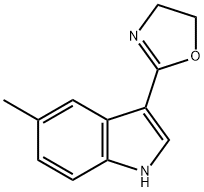 1H-Indole,3-(4,5-dihydro-2-oxazolyl)-5-methyl-(9CI) 구조식 이미지