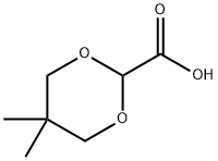 1,3-Dioxane-2-carboxylicacid,5,5-dimethyl-(9CI) Structure