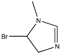 1H-Imidazole,5-bromo-4,5-dihydro-1-methyl-(9CI) 구조식 이미지