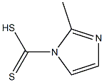 1H-이미다졸-1-카르보디티오산,2-메틸-(9CI) 구조식 이미지