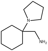 1-[1-(1-피롤리디닐)시클로헥실]메탄아민(SALTDATA:2HCl) 구조식 이미지