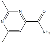 4-Pyrimidinecarboxamide,2,6-dimethyl-(6CI,7CI,9CI) 구조식 이미지