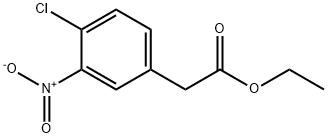 ETHYL 2-(4-CHLORO-3-NITROPHENYL)ACETATE(WX191518) 구조식 이미지