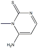 2(1H)-Pyrimidinethione,6-amino-1-methyl-(8CI) 구조식 이미지