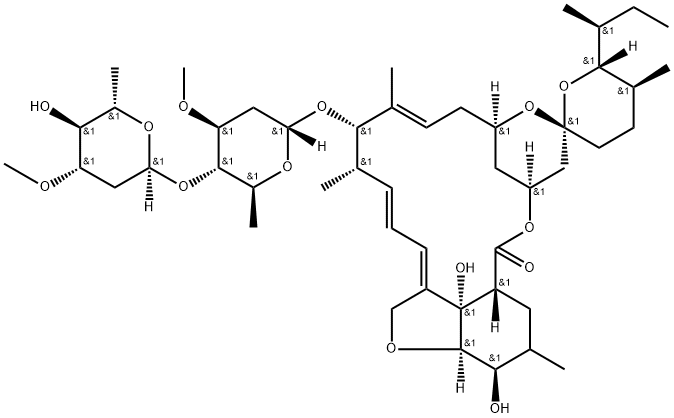 3,4-Dihydro IverMectin 구조식 이미지