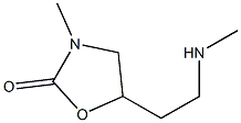 2-Oxazolidinone,3-methyl-5-[2-(methylamino)ethyl]-(9CI) Structure