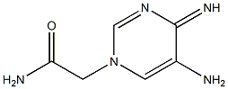 1(4H)-Pyrimidineacetamide,5-amino-4-imino-(9CI) Structure