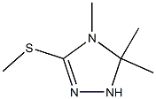 1H-1,2,4-Triazole,4,5-dihydro-4,5,5-trimethyl-3-(methylthio)-(9CI) Structure