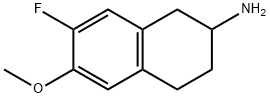 2-Naphthalenamine,7-fluoro-1,2,3,4-tetrahydro-6-methoxy-(9CI) Structure