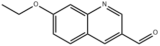 3-Quinolinecarboxaldehyde,7-ethoxy-(9CI) Structure