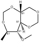 Mannitol,6-deoxy-4-O-methyl-1,3:2,5-di-O-methylene-, DL- (8CI) Structure