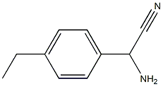 amino(4-ethylphenyl)acetonitrile 구조식 이미지