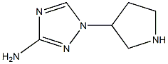 1H-1,2,4-Triazol-3-amine,1-(3-pyrrolidinyl)-(9CI) 구조식 이미지