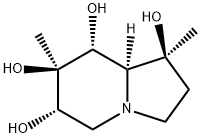 1,6,7,8-Indolizinetetrol, octahydro-1,7-dimethyl-, [1S-(1alpha,6ba,7alpha,8ba,8aba)]- (9CI) 구조식 이미지