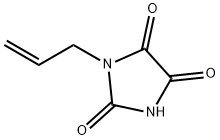 1-(2-Propen-1-yl)-2,4,5-imidazolidinetrione Structure