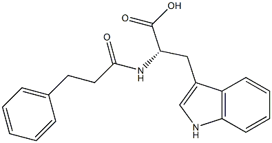 N(베타)-페닐프로피오닐트립토판 구조식 이미지